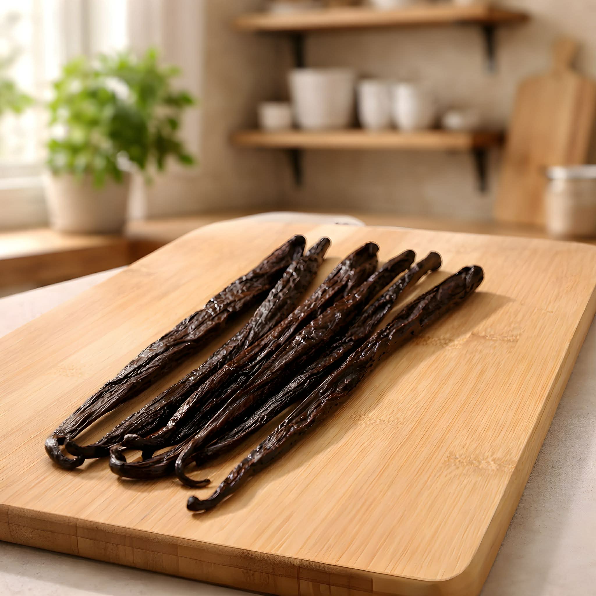 Baccelli di Vaniglia Imperiale Madagascar 100g – Qualità A (24-30 cm)