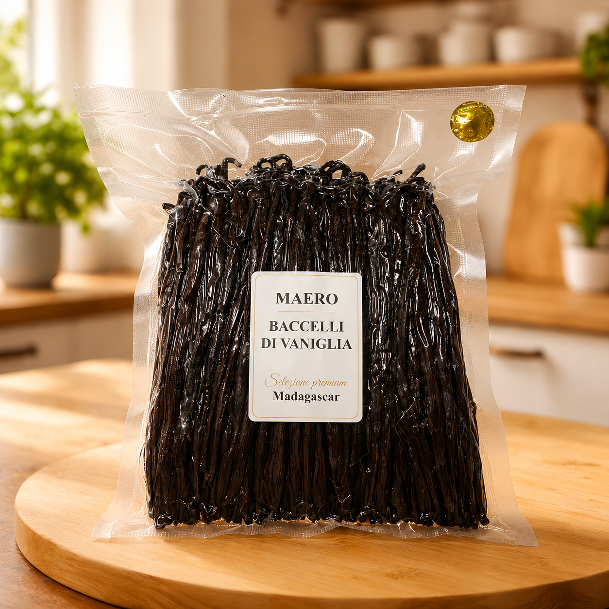 Baccelli di Vaniglia Bourbon Madagascar 1 Kg – Qualità A Premium (17-20 cm)
