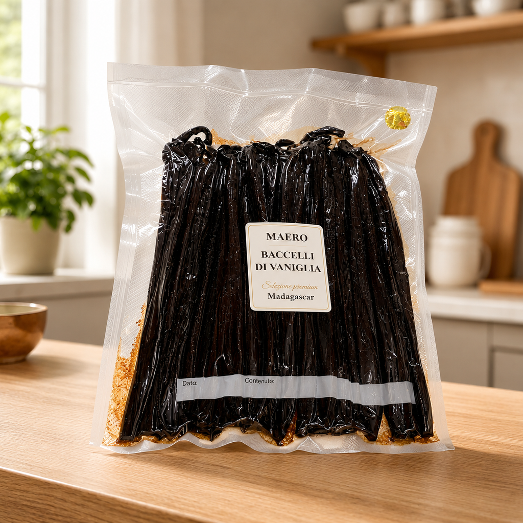 Baccelli di Vaniglia Tipo MEXIC 500g – Naturali dal Madagascar (Qualità A)